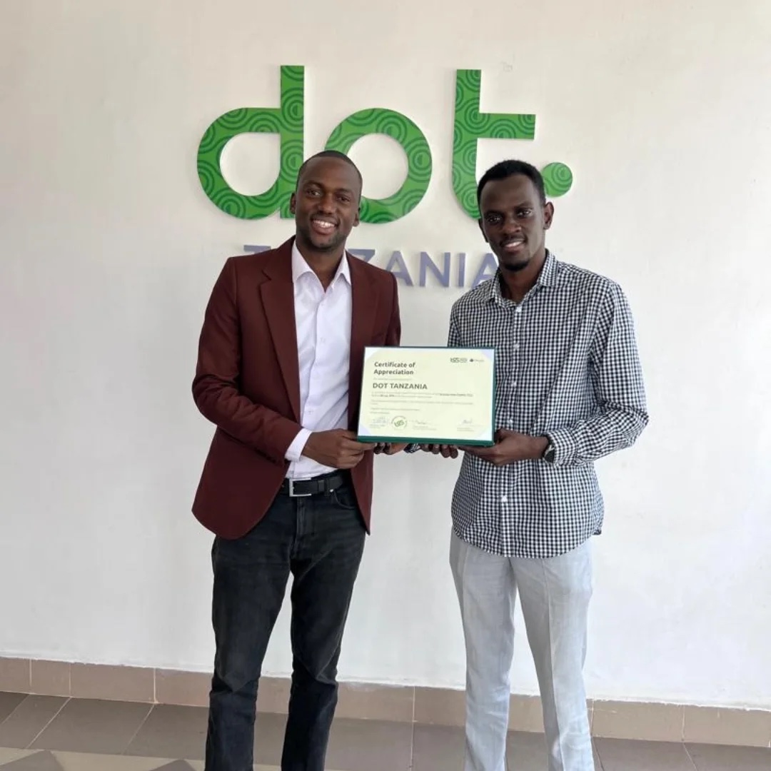 TGS and Dot Tanzania team discussion